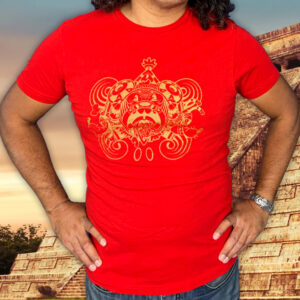 Aztec Mickey Red T-Shirt Front